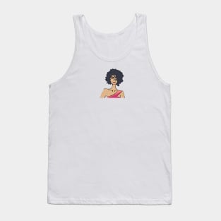 Brunette Girl Portrait Tank Top